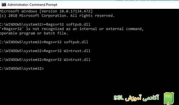 اجرای کد در CMD برای رفع خطای SSL SELF SIGNED در فایرفاکس