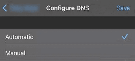 خطای ssl در ایفون و تنظیمات Configure DNS