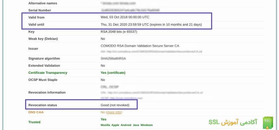 بررسی صحت SSL برای ارور SSL handShake
