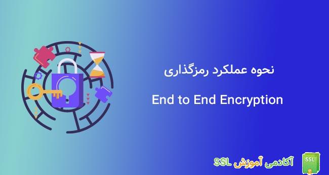 رمزگذاری سرتاسر چگونه کار می کند